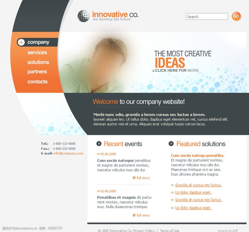 國外網頁設計效果圖 現代網站設計的視覺趨勢與靈感來源